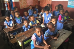 L'heure du repas à l'école Antoine